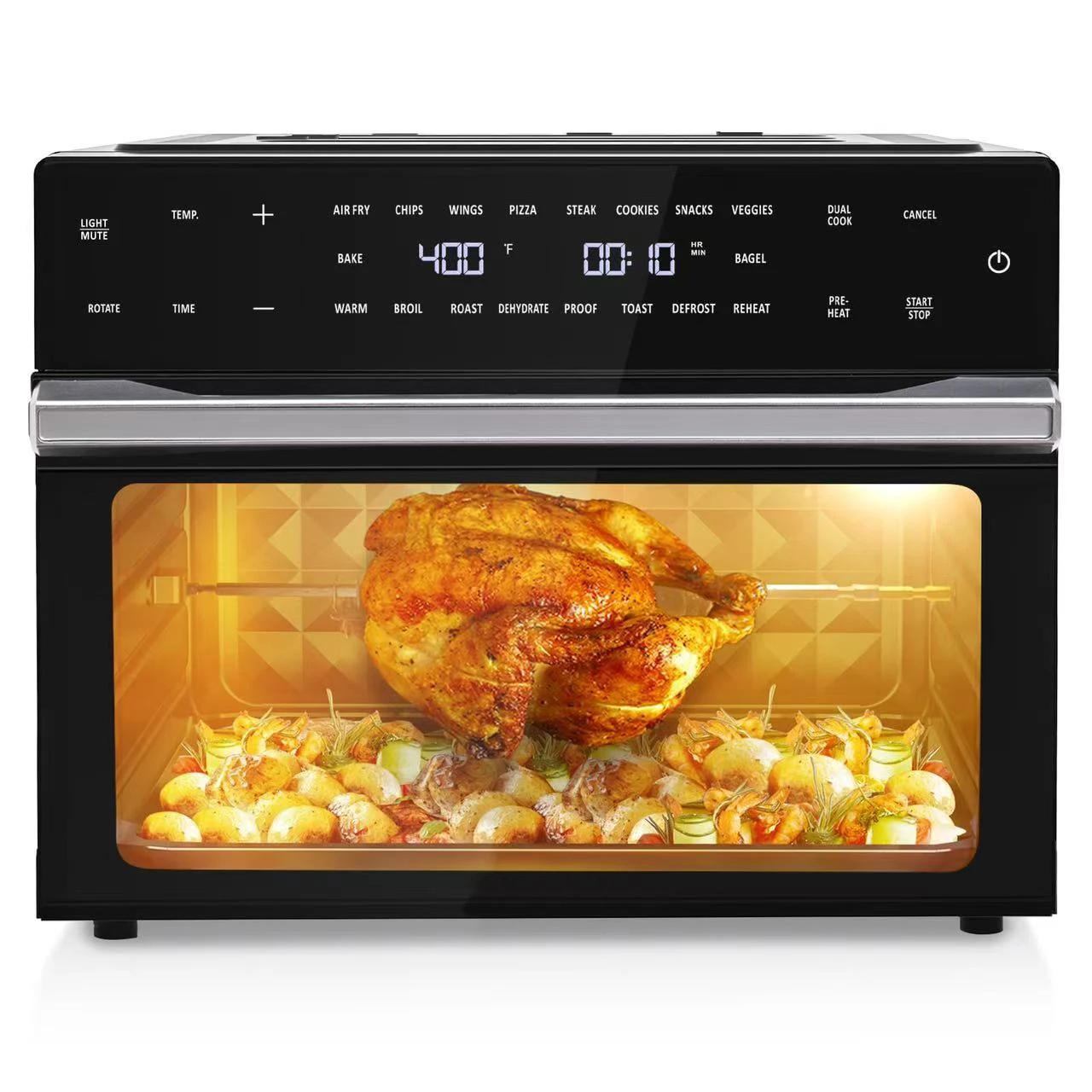 Air Fryer - &For Kitchen 18-in-1 Heißluftfritteuse-Ofen, 32-Quart-Heißluftfritteuse-Kombigerät mit