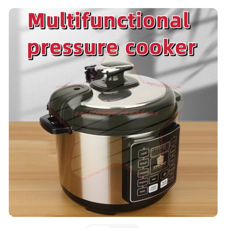Rice Cooker - Elektrischer Schnellkochtopf 6L Große Kapazität, Multifunktionaler