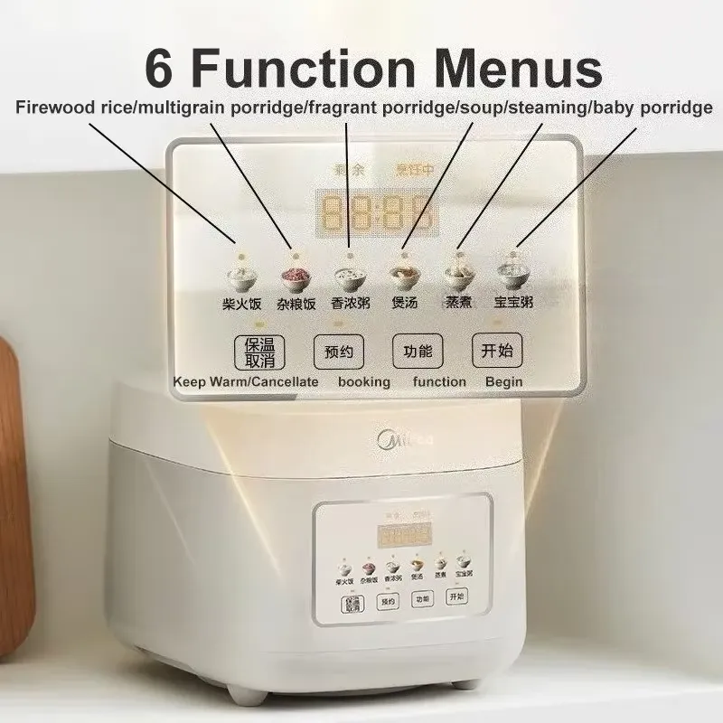 Midea Gesunder Reiskocher 3L,  – Rice Cooker Bewertung und Preis