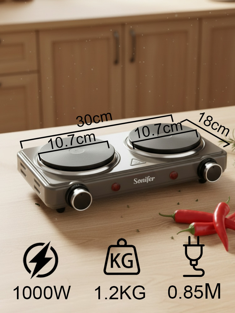 Doppelbrenner Elektroherd Soni – Induction Cooktop Portable Bewertung und Preis