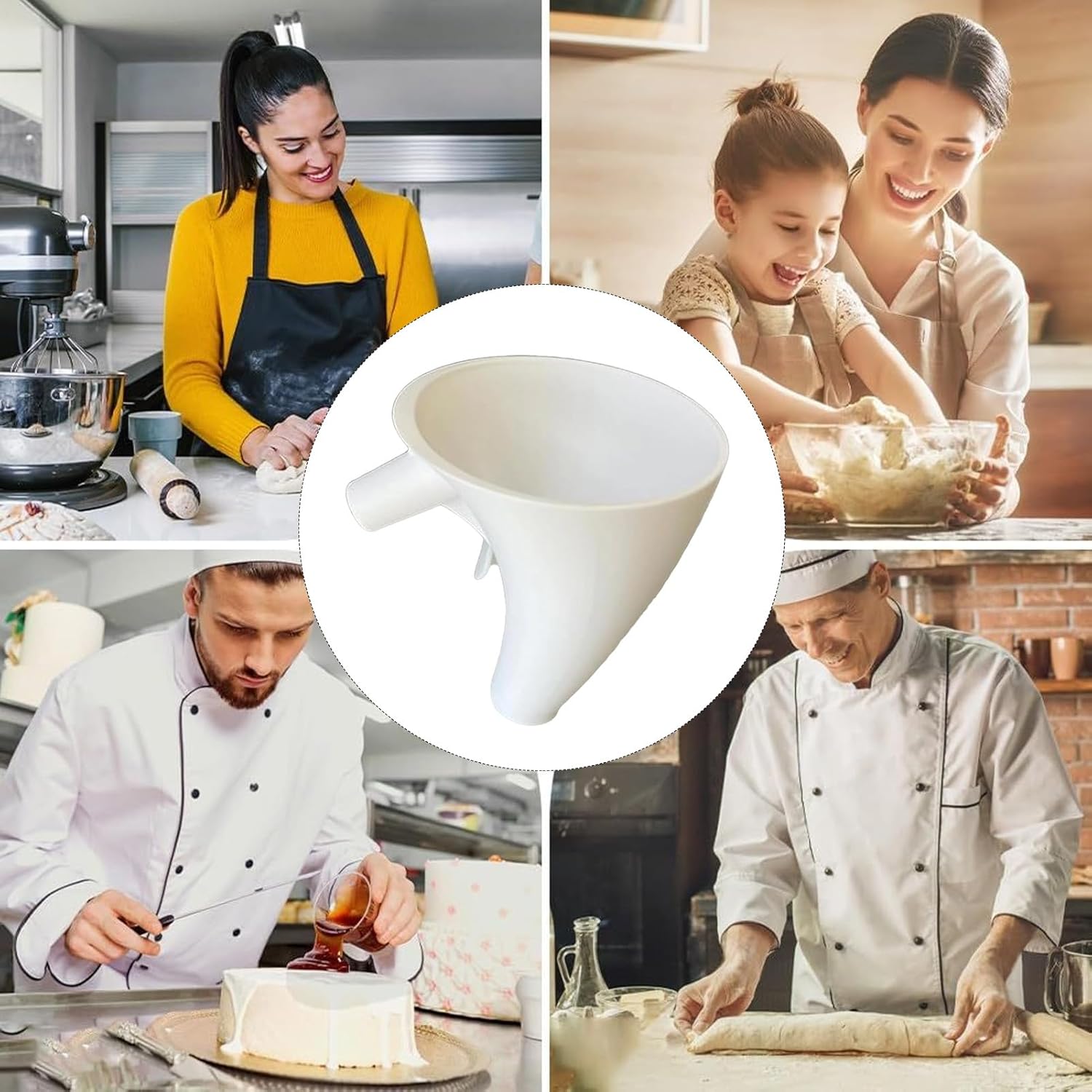 1 Stück. Mehl-Trichter für Mix – Stand Mixer Bewertung und Preis