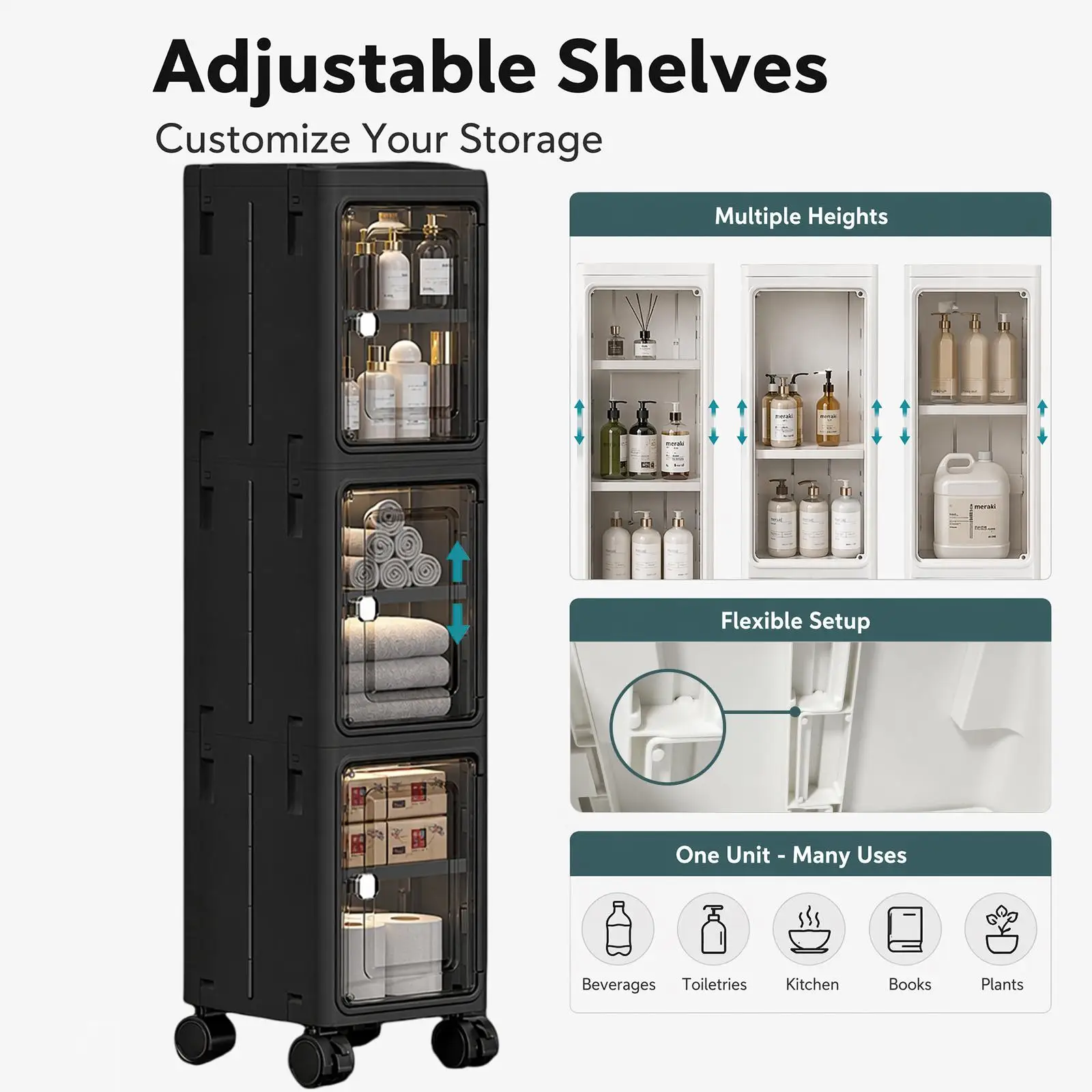 5-stöckiger, schmaler, schmale – Kitchen Appliances Cabinet Bewertung und Preis