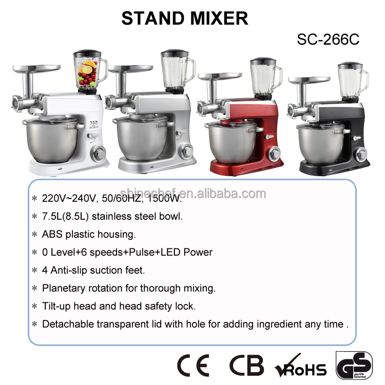 Elektrischer 7,5L 8,5L Teigmix – Stand Mixer Bewertung und Preis