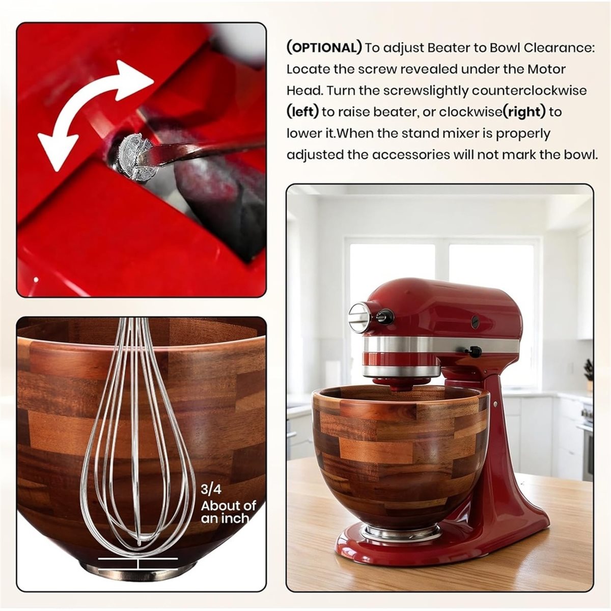 Aktualisierung. Holz-Rührschüs – Stand Mixer Bewertung und Preis