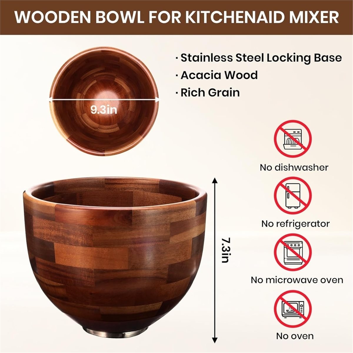 Aktualisierung. Holz-Rührschüs – Stand Mixer Bewertung und Preis